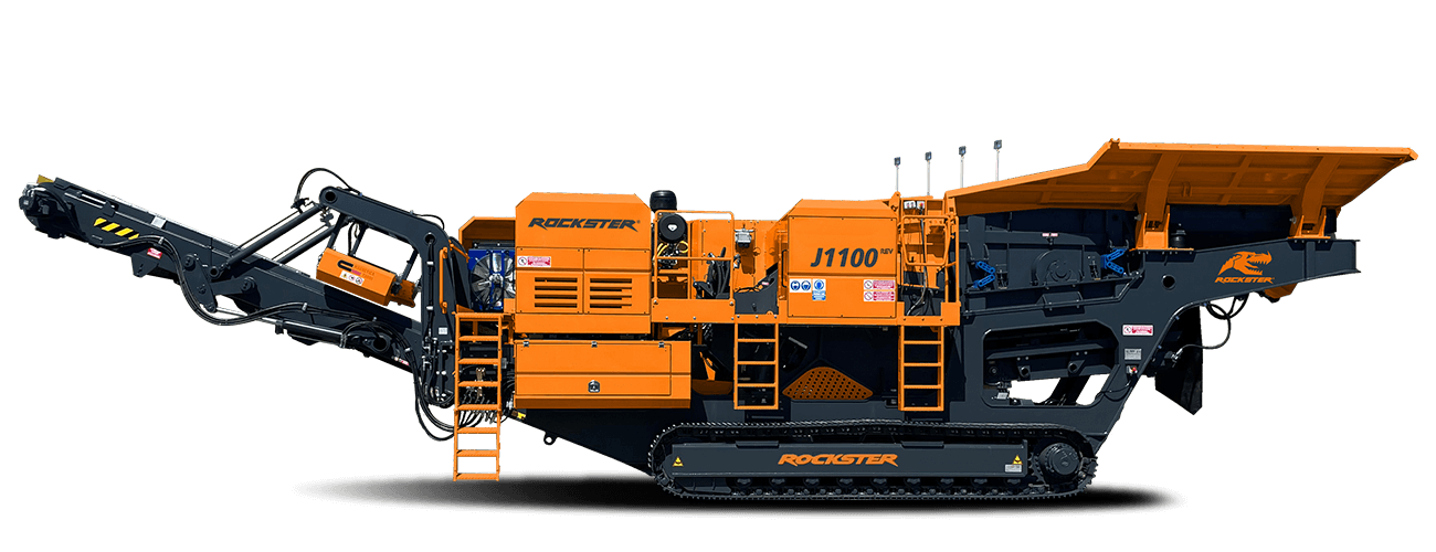   J 1100rev Tracked Jaw Crusher 